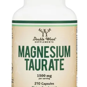 Magnesium Taurate 1500mg per Serving - 210 Vegan Capsules